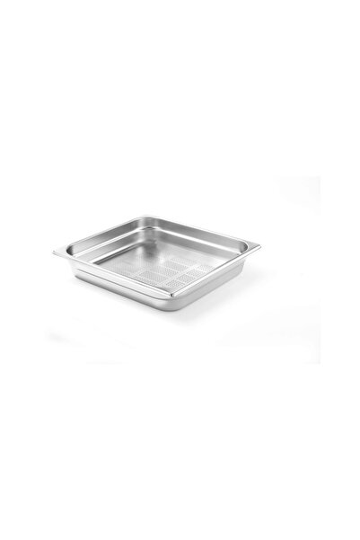 HENDI Tava perforata Gastronorm GN 2/3 40 mm 3 lt - gama Profi Line, otel ino...