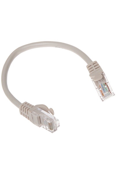 Spacer Cablu patch cord Cat6 0.25m alb UTP