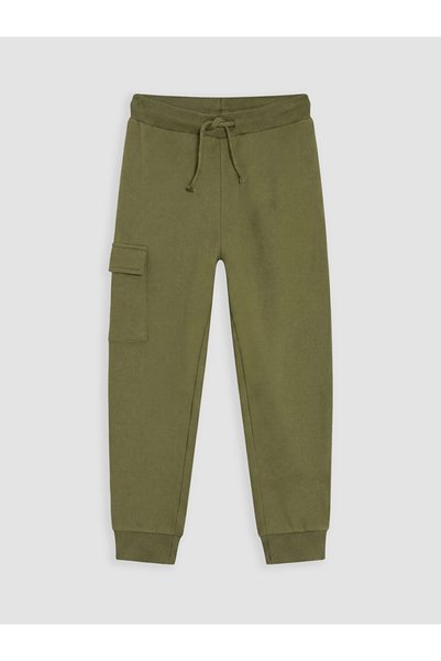 LC Waikiki LCW Kids Haki 2'li Erkek Çocuk Jogger Eşofman Altı