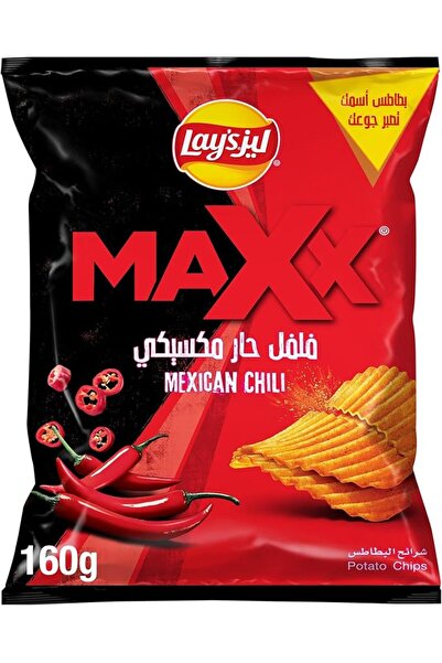 Lay's ليز ماكس رقائق البطاطس بنكهة الفلفل الحار المكسيكي 155 غرام