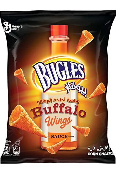 Bugles Buffalo Wings Corn Snack, 125 g