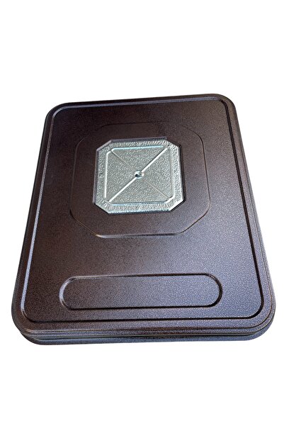Soba Altı Sac Isı Yalıtımlı Kalın 45 x 60 Cm Kahverengi
