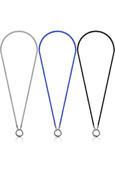 ASKIND 3 Pcs Eyeglass Holder Necklace Ring, Glasses Holder Strap Chain Loop, ...