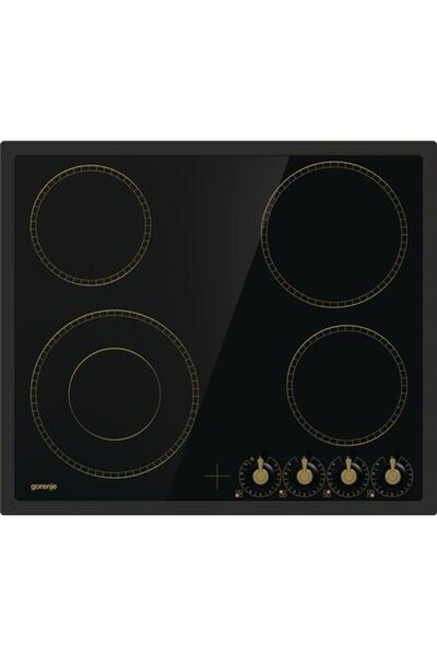Gorenje Κεραμική εστία ελεύθερης τοποθέτησης EC642CLB CLASSICO ΜΑΥΡΟ 59.5x51εκ.
