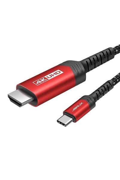 jsaux كابل USB C إلى HDMI 2.1 بطول 2 متر، [8K@60Hz، 4K@240Hz]، سلك USB C إلى ...