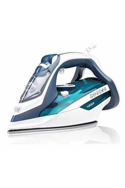 HAEGER Σίδερο ατμού 2800W με συνεχή εξαγωγή ατμού 45γρ/λεπτό & κεραμική πλάκα...