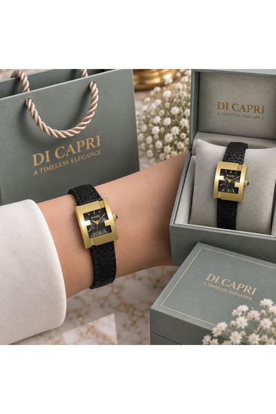 Generic Brand Di Capri Women's Watch with Black Strap Looster Time
