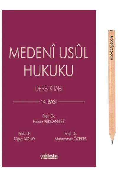 On İki Levha Yayıncılık Medeni Usul Hukuku Ders Kitabı (Ciltli) Hakan Pekcanı...