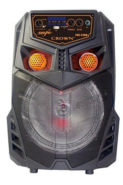 Crown Ηχείο Bluetooth PMS-81WM με λειτουργία ΚΑΡΑΟΚΕ