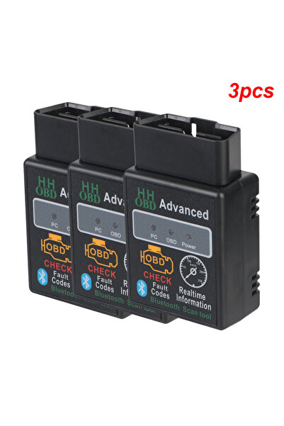 Choice 3pcs 16 Pin 12V Car Diagnostic Tools V1.5 ELM327 OBD2 Code Reader Scan...