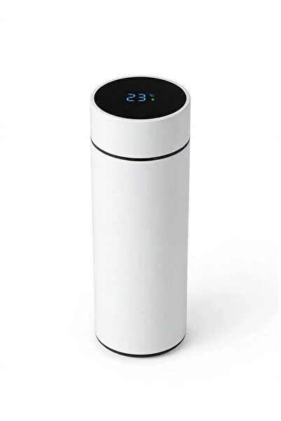 Generic Smart Temperature Bottle 500ml - Stainless Steel Thermos Flask with L...