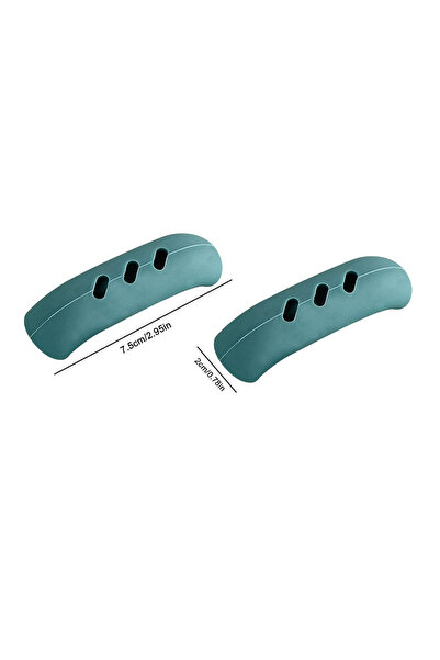 Choice Green 2Pcs Silicone Pan Handle Cover Heat Insulation Assist Handle Hol...