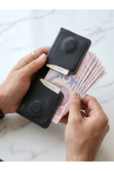 VANİLLA COLLECTİON İsim Baskılı Hakiki Deri Yeni Nesil Mıknatıslı Cüzdan Vira...