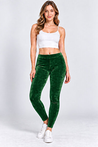 Altınay 2 Pieces Women's Velvet Lycra Long Tights