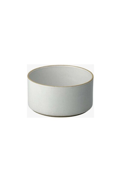 HASAMI PORCELAIN Japanese Design 14.5 cm Gray High Bowl with Gloss Modular an...