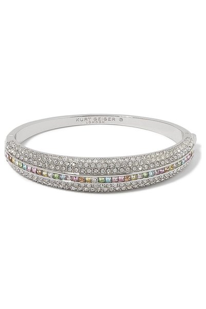 Kurt Geiger Pave Bracelet, Rainbow Stone Women's Bracelet