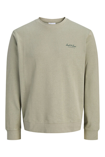 Jack & Jones Jjearchıve Γραφικό Φούτερ με Στρογγυλή Λαιμόκοψη Noos Μαύρο Ανδρ...