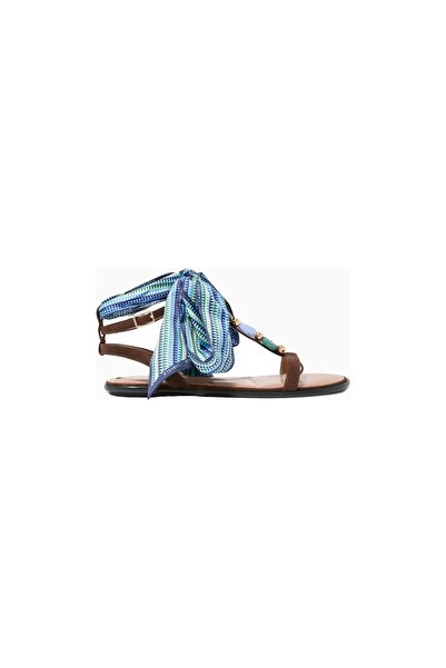 Kurt Geiger Carvela Sorrento Gem Stone Suede Women's Flat Shoes Sandals