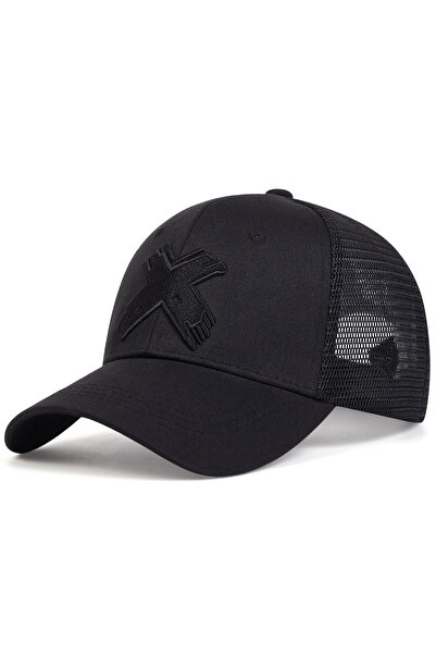 Choice black Summer Men Mesh Baseball Cap Outdoor Sport X Letter Snapback Hat...