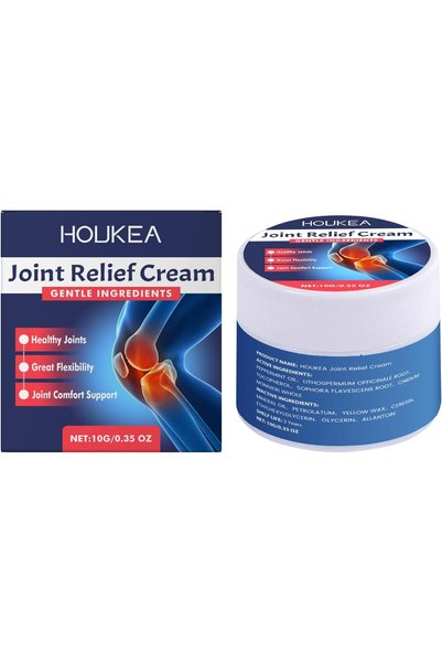 HOUKEA كريم العناية بالمفاصل مع زيت النعناع وفيتامين E لتخفيف آلام المفاصل ال...
