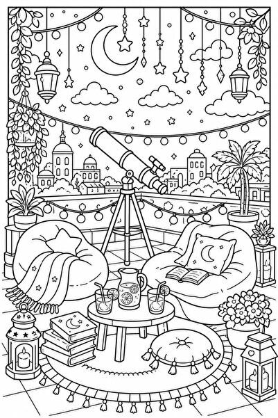 COZY RELAXATION Cozy Night. Descoperă noua carte de colorat pentru relaxare din colectia recent apărută pe piața din România!