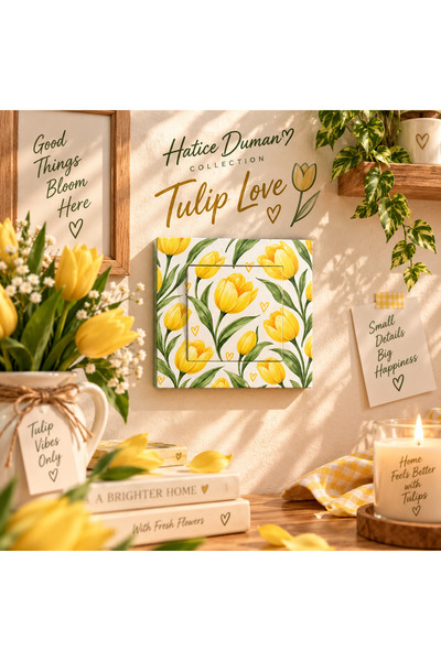 Vass Bros Dekoratif Elektrik Anahtarı Tulip Love – Hatice Duman Collection