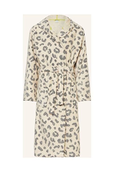 Sanetta Animal Patterned Girl's Hooded Bathrobe