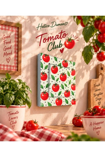 Vass Bros Dekoratif Elektrik Anahtarı Tomato Club – Hatice Duman Collection