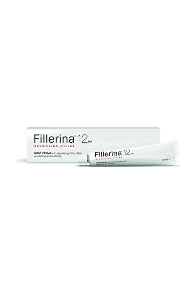 FILLERINA 12 كريم ليلي مكثف للبشرة من الدرجة الثالثة طوال الليل 50 مل