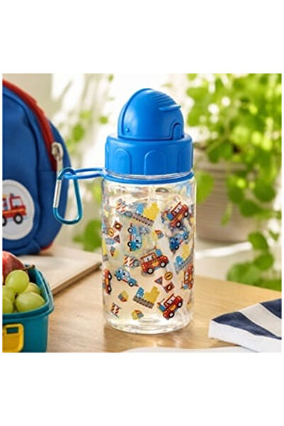 OEM Pop-Up Water Bottle with Hook Vehicle Model for Kids 440ml