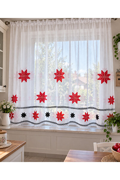 Queenscharm Curtain with traditional motifs