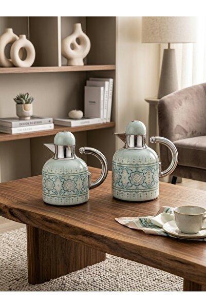 Generic Brand Trams Steel Tea & Coffee Set 600ml +1L Luxury Modern Design for...