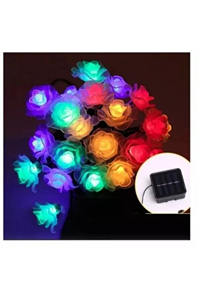 RXH Lămpi Solare Decorative cu 20 LED-uri în Formă de Flori, Multicolor, 5 m,...