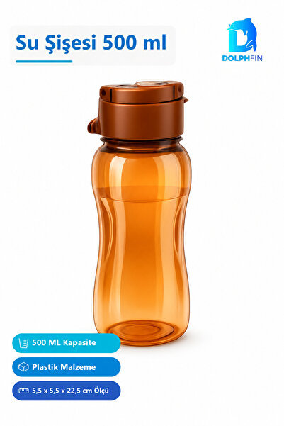 DolphFin 500 ml Plastic Water Bottle Water Bottle Flask
