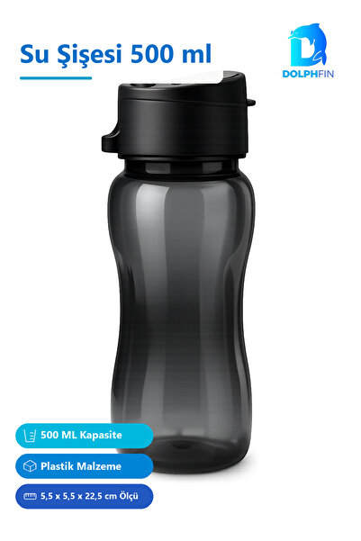 DolphFin 500 ml Plastic Water Bottle Water Bottle Flask