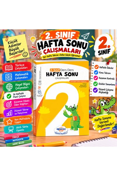 öğretmen evde 2. Sınıf Hafta Sonu Çalışmaları – 36 Haftalık Tüm Dersler Ödev ...