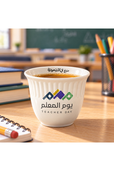 Generic Teacher’s Day Arabic Coffee Cups Gift Box, 12-Piece Finjan Set | طقم ...