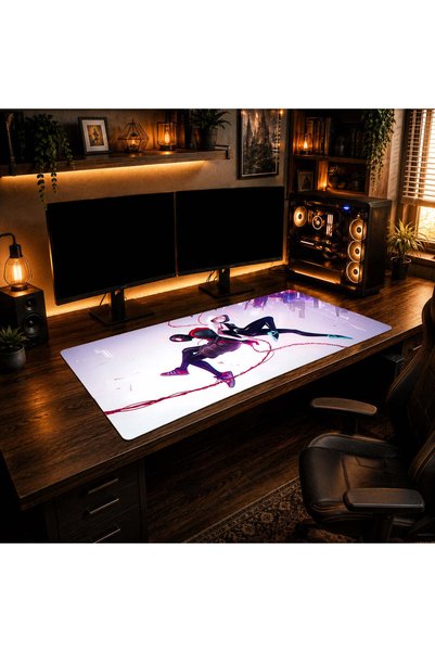 Genel Markalar Spider-Verse Miles & Gwen Mousepad 90x40 (4mm)