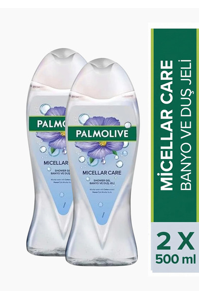 Palmolive MICELLAR CARE KETEN TOHUMU ÖZLÜ 500ML DUŞ JELİ 2 ADET