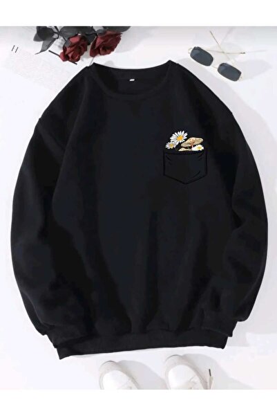 ARMHEM Cat Friendly Printed Crew Neck Unisex Oversized Sweatshirt