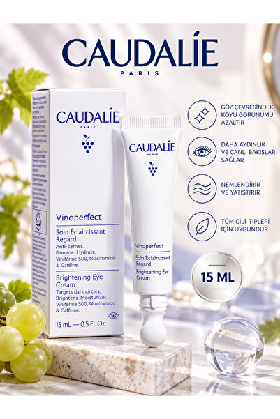Caudalie Vinoperfect Brightening Eye 15 ml – Koyu Halka Görünümü Karşıtı Aydı...