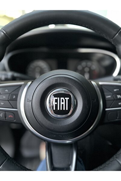 STİLİX GARAGE Fiat Egea Logo Set Logo Steering Wheel Blinds Trunk Emblem (Does Not Fit Other Vehicle Models) Drop Sticker