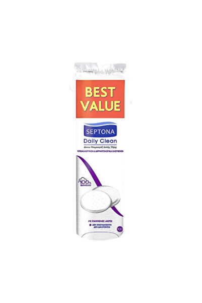 Septona Dermasoft Επιθέματα Ντεμακιγιάζ από 100% Βαμβάκι 100 τεμάχια