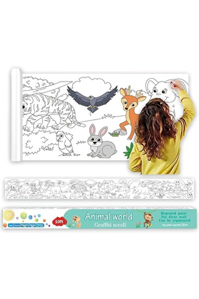 X SPRING Xspring Children's Drawing Roll, Large Coloring Paper Roll for Kids,...