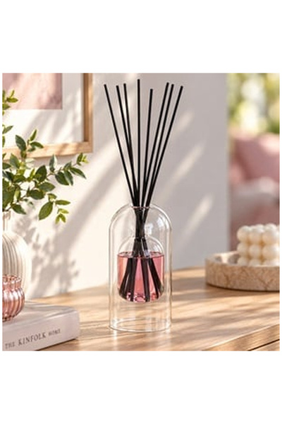 OEM Hibiscus Garden Aroma Oil Room Air Freshener in Glass Container & Reeds -...