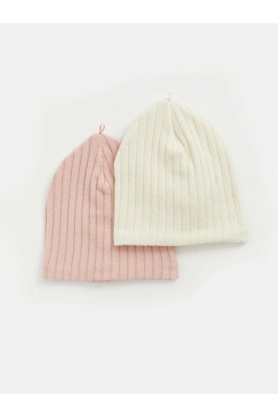 LC Waikiki Knitwear Baby Girl Beanie 2-Pack (W6)