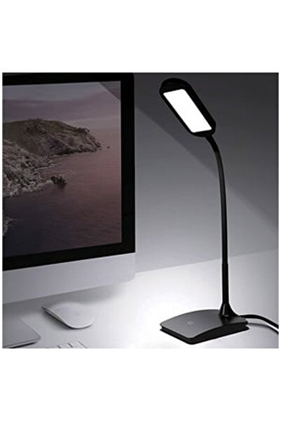 OEM Lampa de Birou Neagra cu LED Functie Tactila & USB