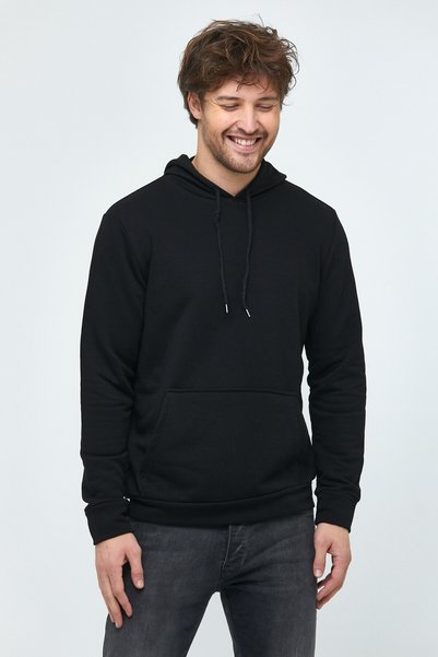 THE ONE Men's Hooded Kangaroo Pocket Two-Thread Sweatshirt The26Sw55
