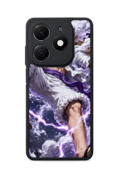 TECNO Spark 20 Compatible Lightning Pattern Camera Protected Shockproof Case