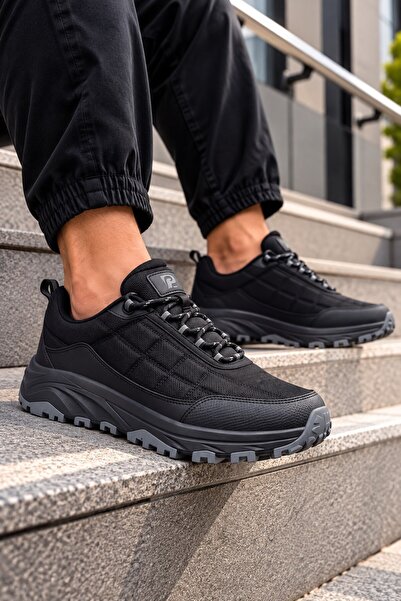 Erkek Bağcıklı Günlük Outdoor Trekking Kışlık Spor Ayakkabı